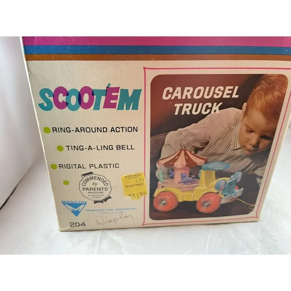 Scoot’em‎ Carousel Truck Mascon Toy Company Rare Vintage Issues